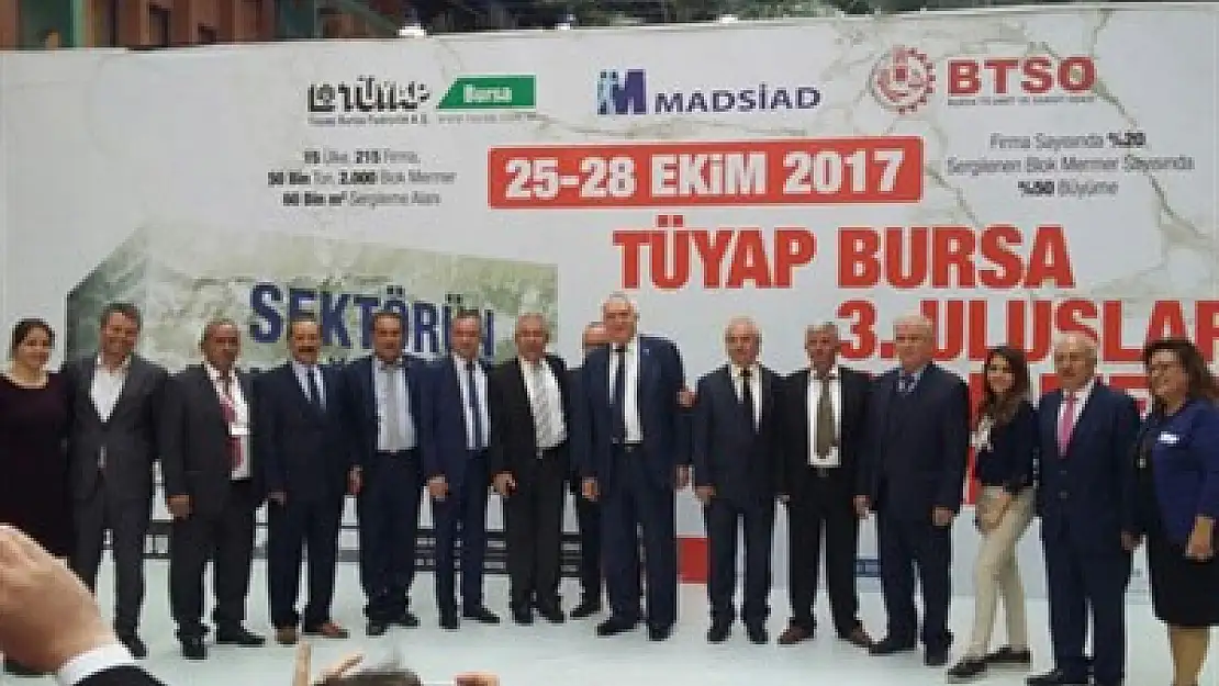 1. Mermer Fuarı'na 43 Afyon firması katıldı