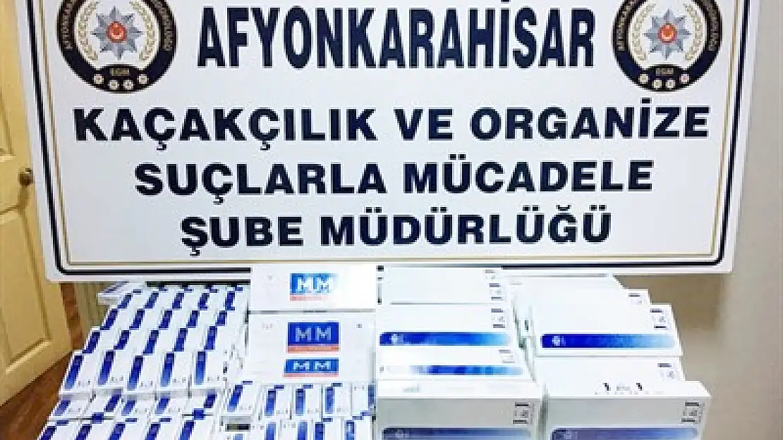 2 araçta 550 paket kaçak sigara ele geçirildi