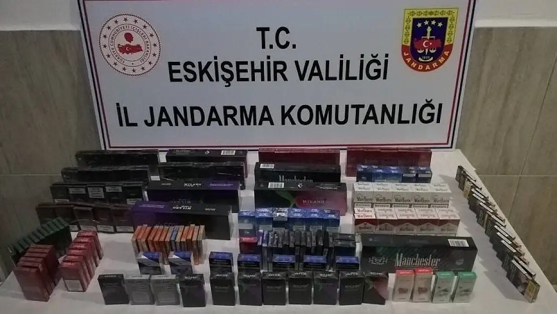 21 bin TL değerinde kaçak sigara ele geçirildi