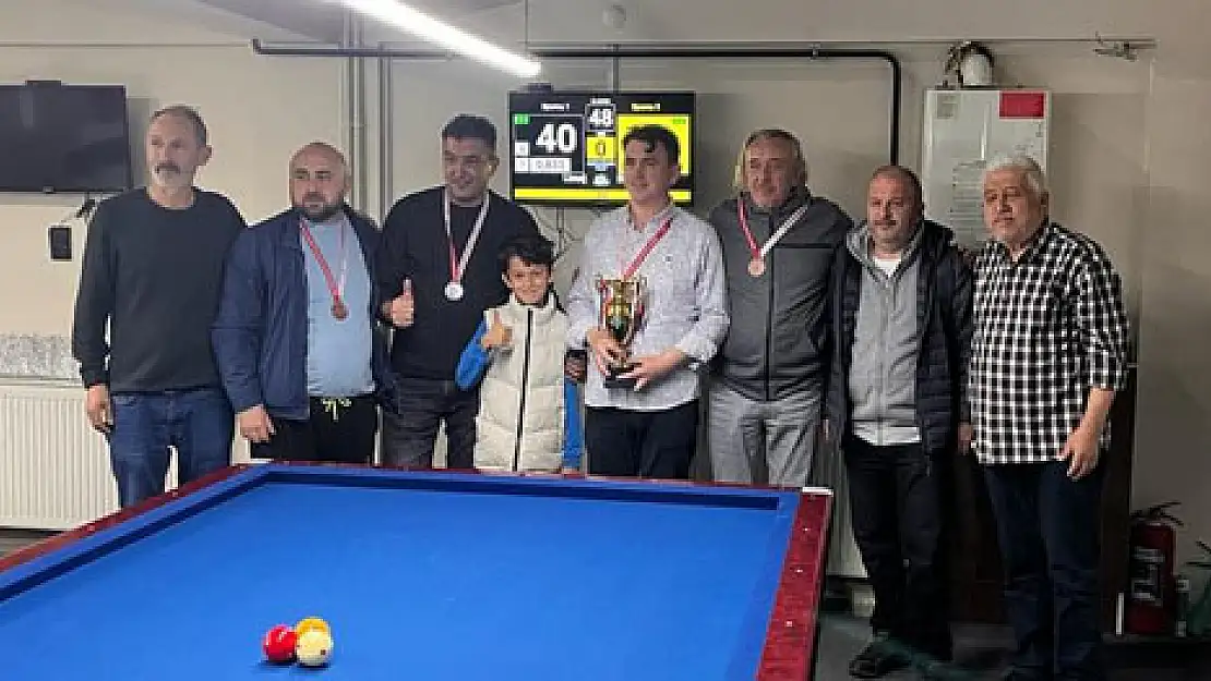 23 Nisan 3 Bant Bilardo Turnuvası tamamlandı