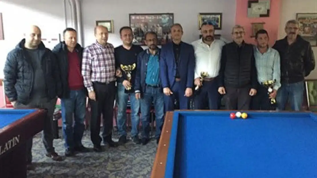 29 Ekim'e özel bilardo turnuvası tamamlandı