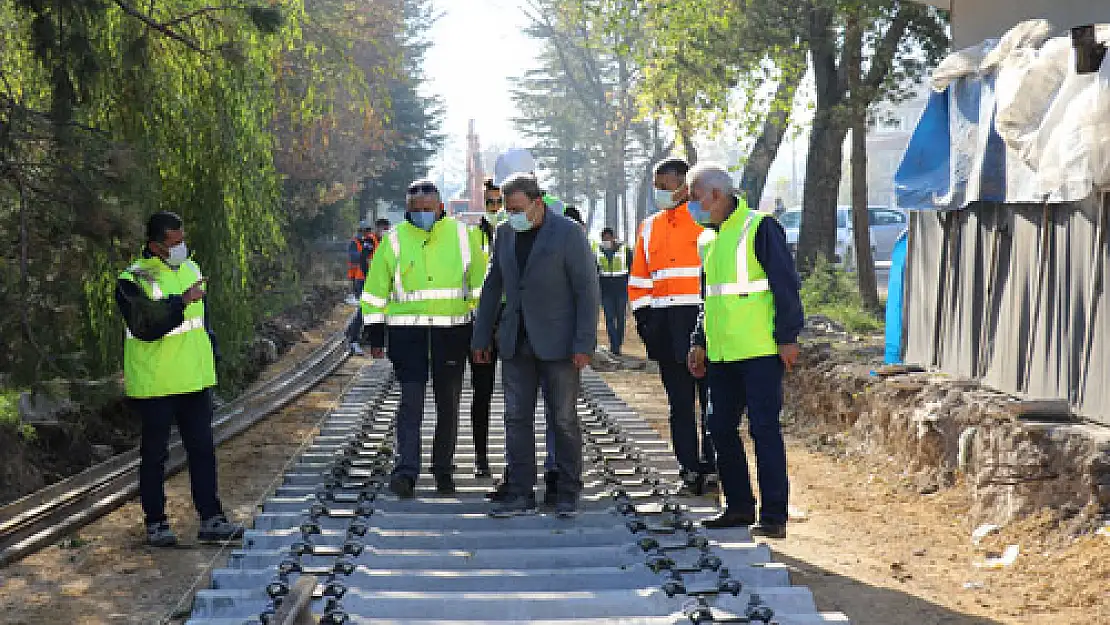 70 yıllık askeri demiryolu hattı yenileniyor