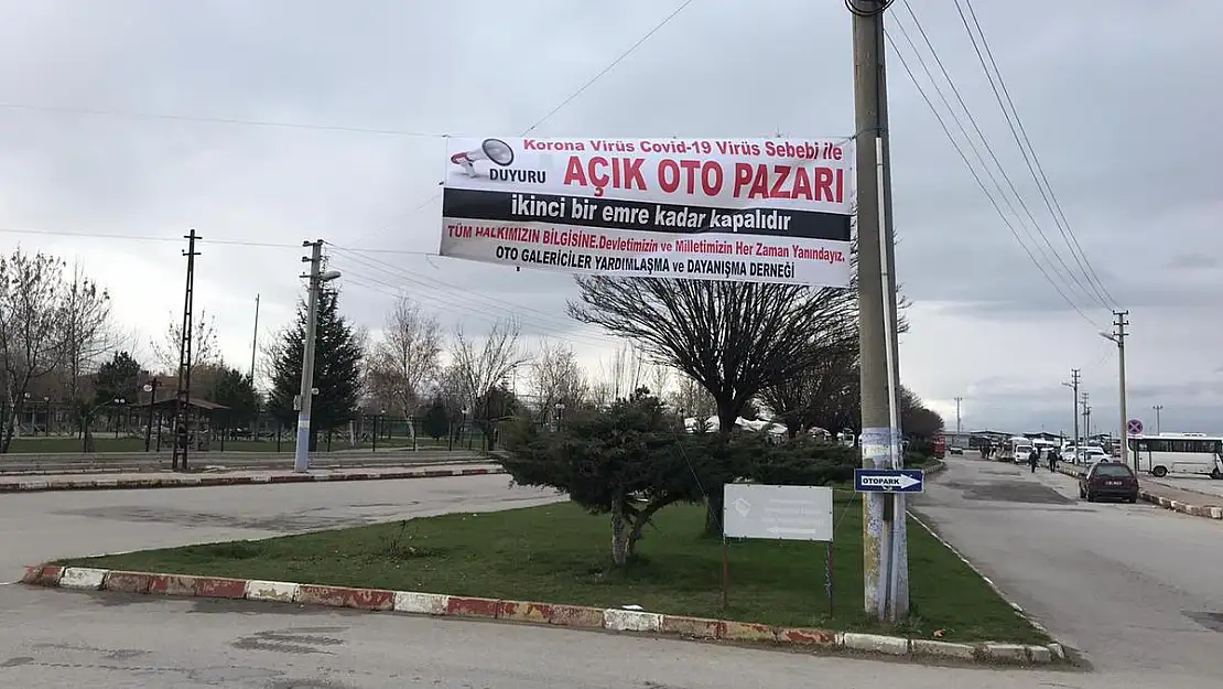 Açık oto pazarı 2. emre kadar kapalı