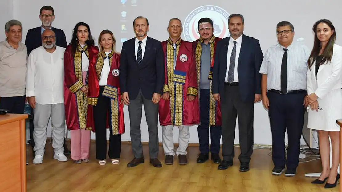 AFSÜ'de Kadrosu Yükselen Dört Öğretim Üyesi Cübbe Giydi