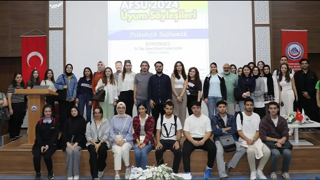 AFSÜ Öğrencilerine Psikolojik Sağlamlık Semineri Verildi