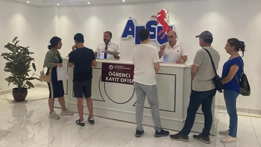 AFSÜ'de kayıt  işlemleri devam ediyor