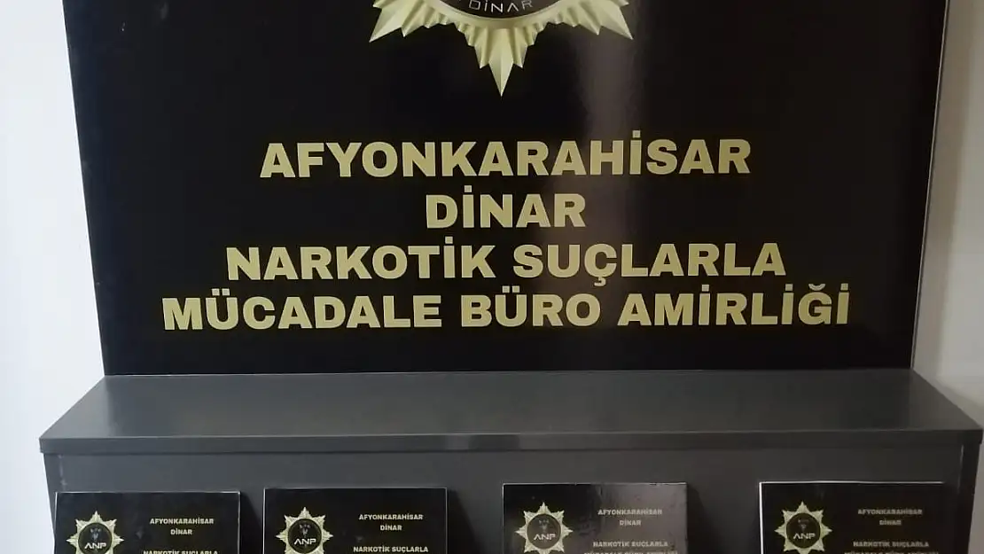 Afyon Dinar’da Uyuşturucu Operasyonu: 3 Kişiden 1’i Tutuklandı