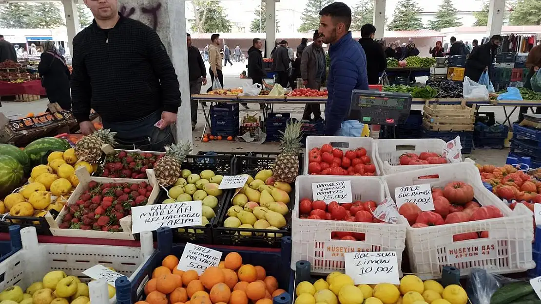 Afyon pazarlarındaki fiyat düşüşü vatandaşa nefes aldırdı