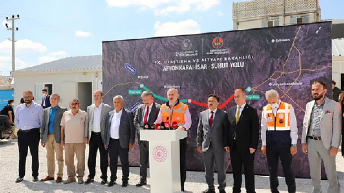 “Afyon-Şuhut yolu 2022 yılında bitecek”