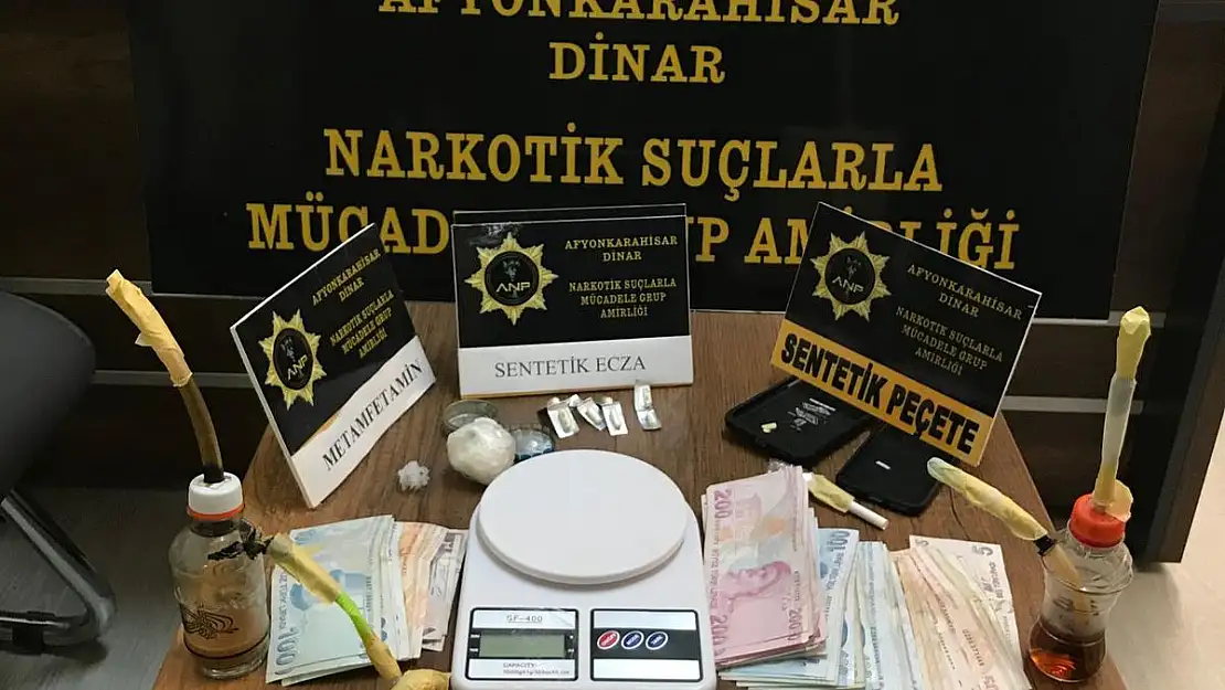 Afyon ve Dinar'da torbacı operasyonu