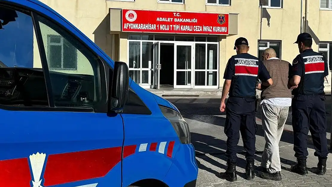 Afyon'da 23 Yıl 6 Ay Hapis Cezası İle Aranan Şahıs Yakalandı