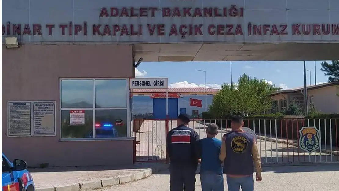 Afyon'da 4 Yıl 9 Ay Hapis Cezası İle Aranan Şahıs Yakalandı