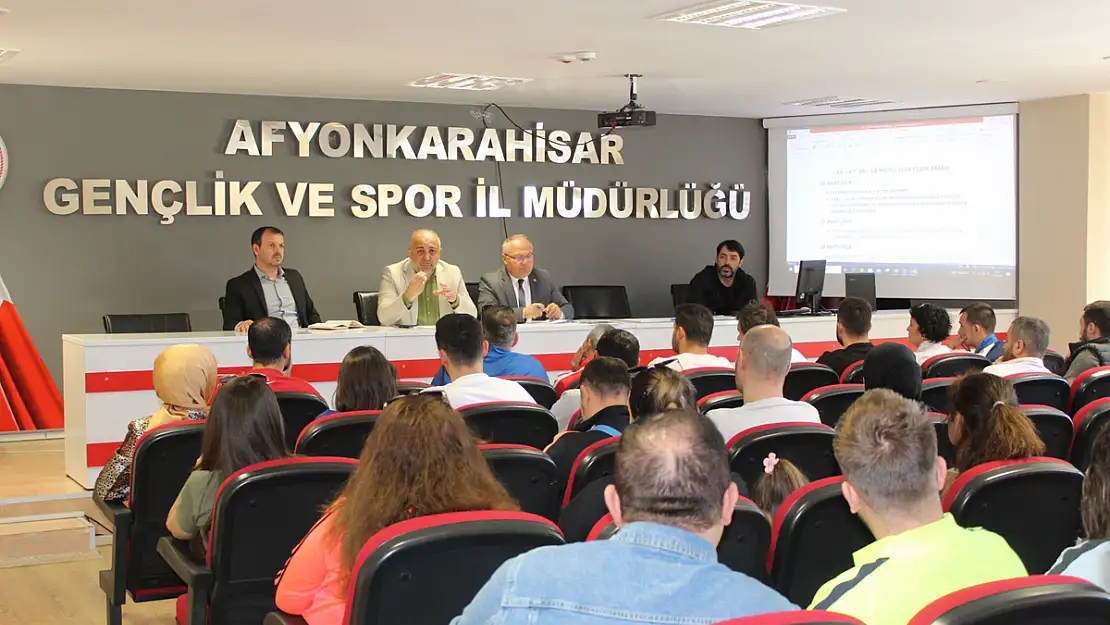 Afyon’da Antrenörler Toplantısı Yapıldı