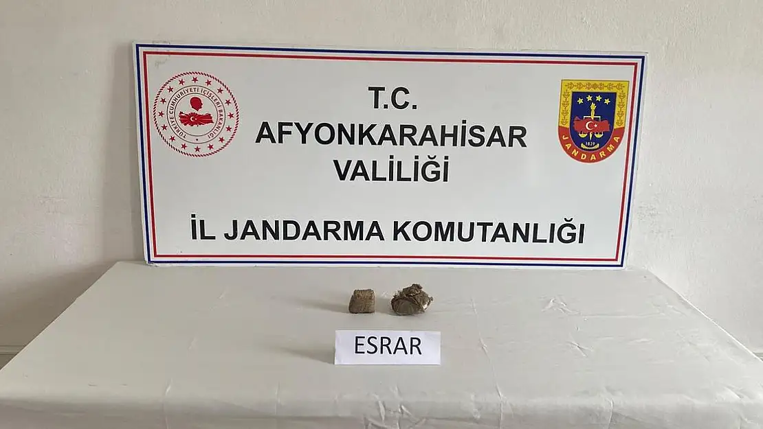 Afyon’da Bir Şahıs Fransa’dan Esrar Sipariş Etti, Suç Üstü Yakalandı