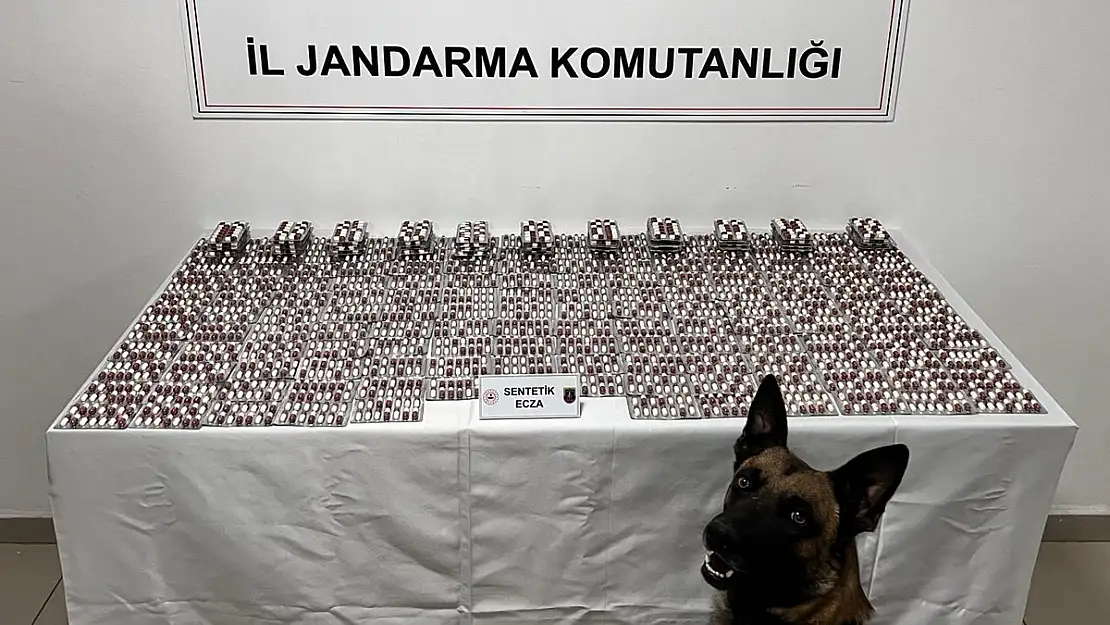 Afyonda Jandarma Tarafından Binlerce Sayıda Uyuşturucu Ele Geçirildi