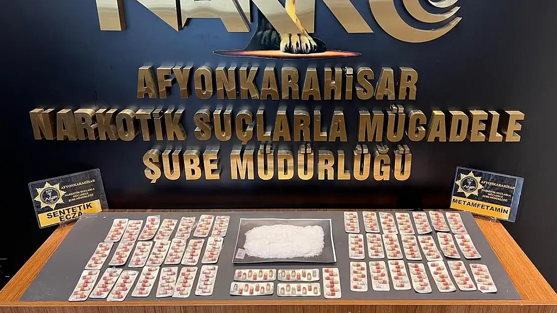 Afyon'da Narkotik operasyon