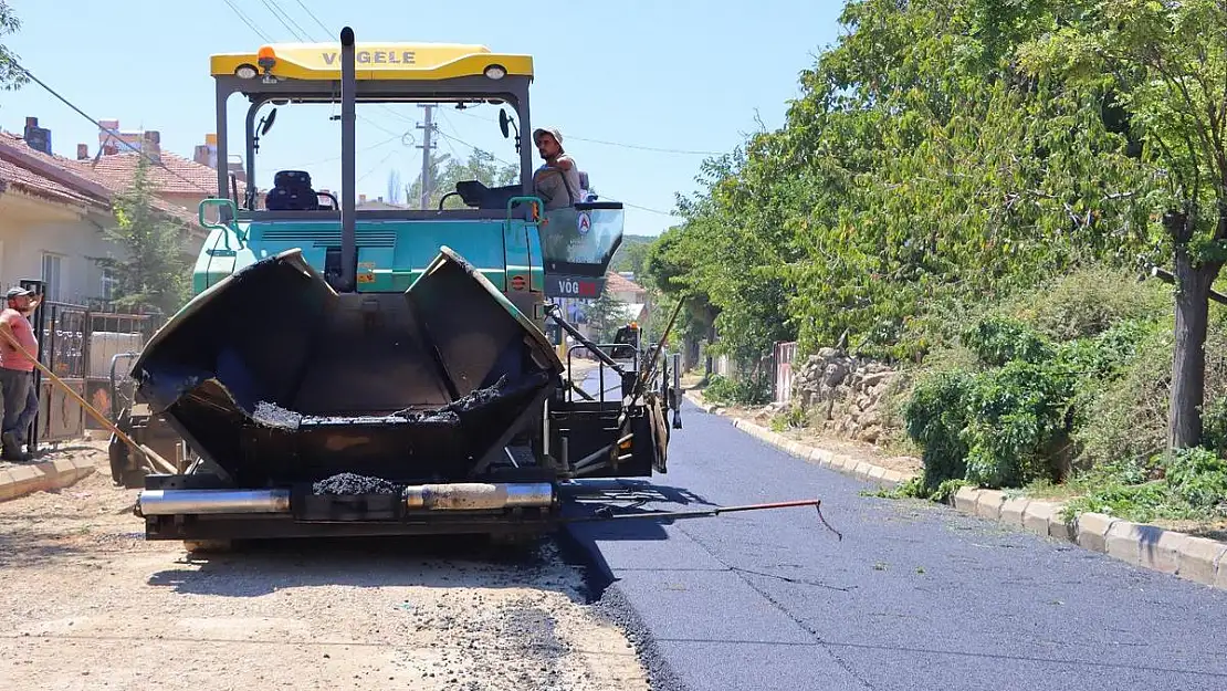 Afyon’da Sıcak Asfalt Seferberliği