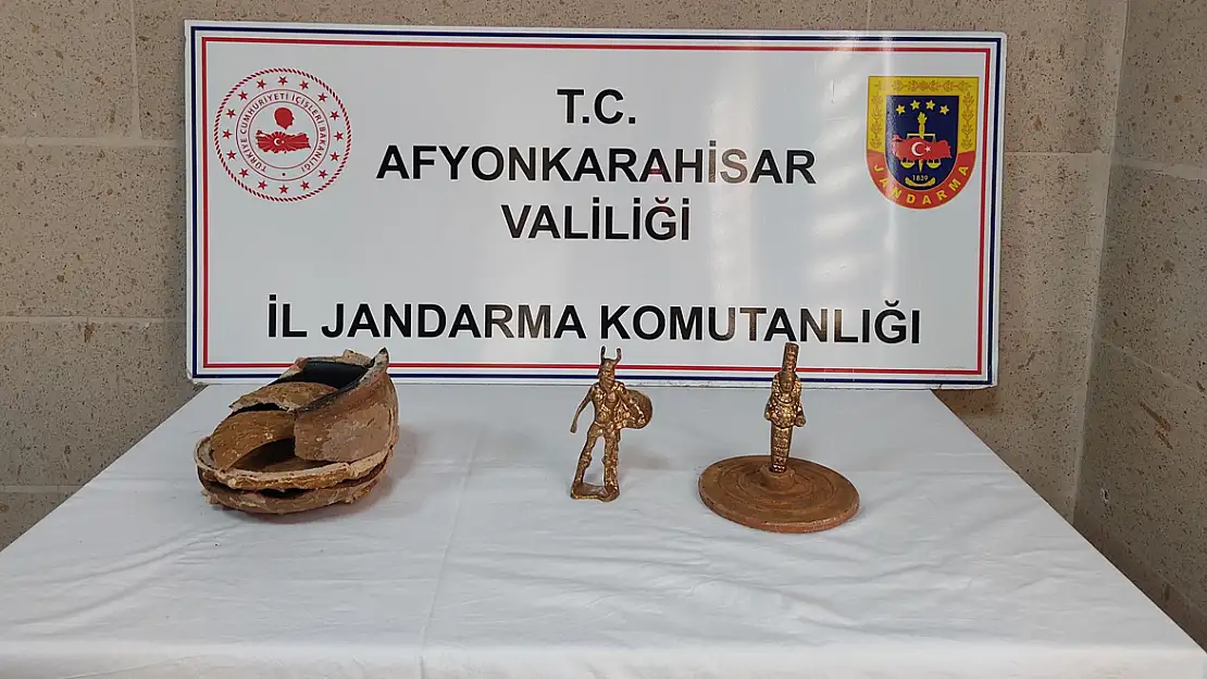 Afyon’da Tarihi Eser Kaçakçıları Yakalandı