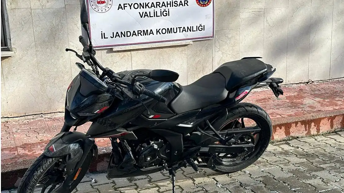 Afyon'dan Çalınan 250 Bin TL'lik Motosiklet Bakın Nerede Bulundu