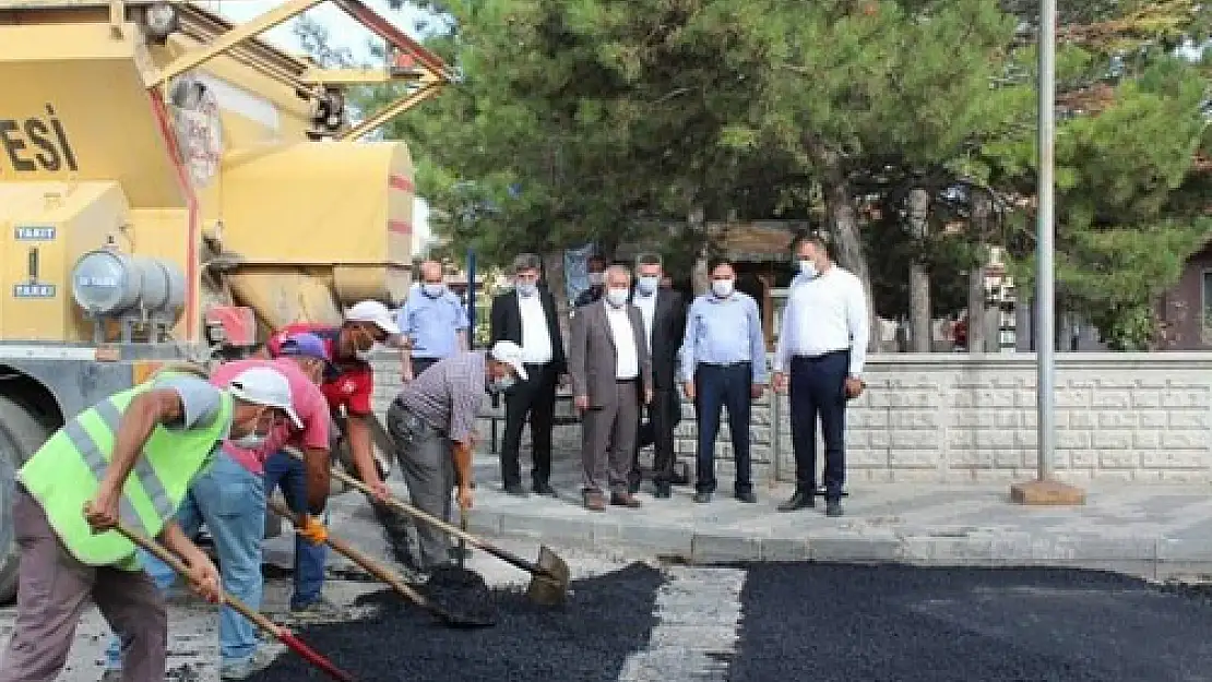 Afyonkarahisar Belediyesi’nden Bayat’a asfalt desteği