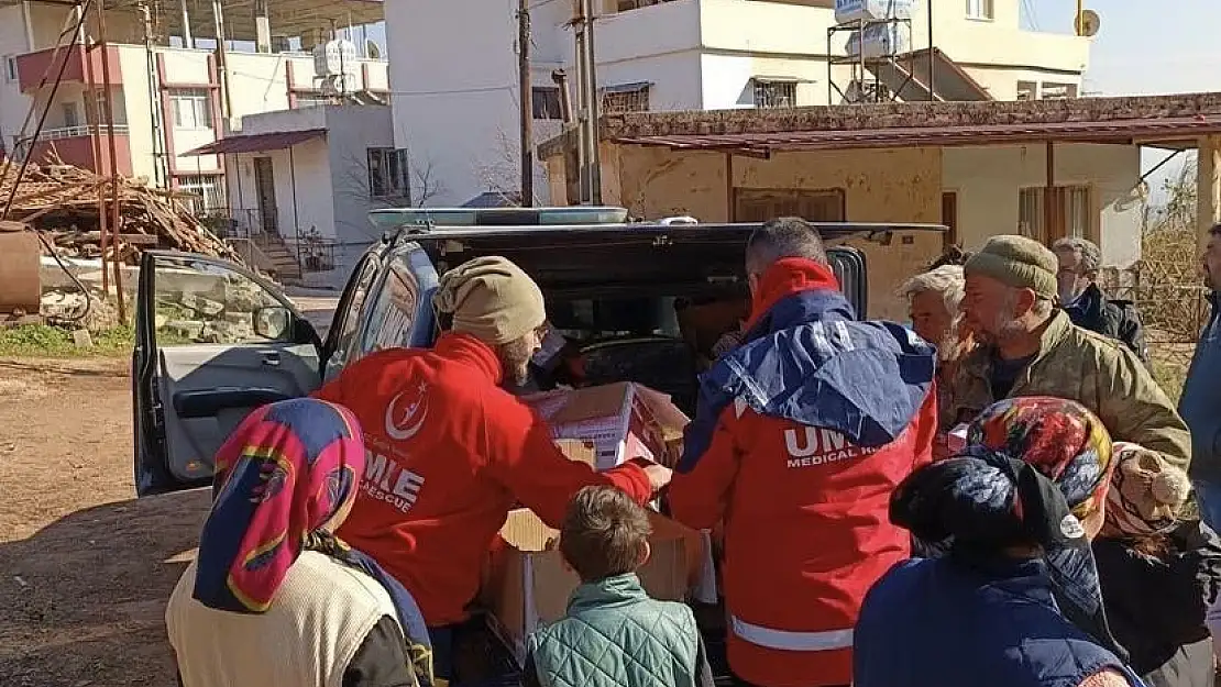 Afyonkarahisar UMKE ekipleri afet bölgesinde çalışmalarını sürdürüyor