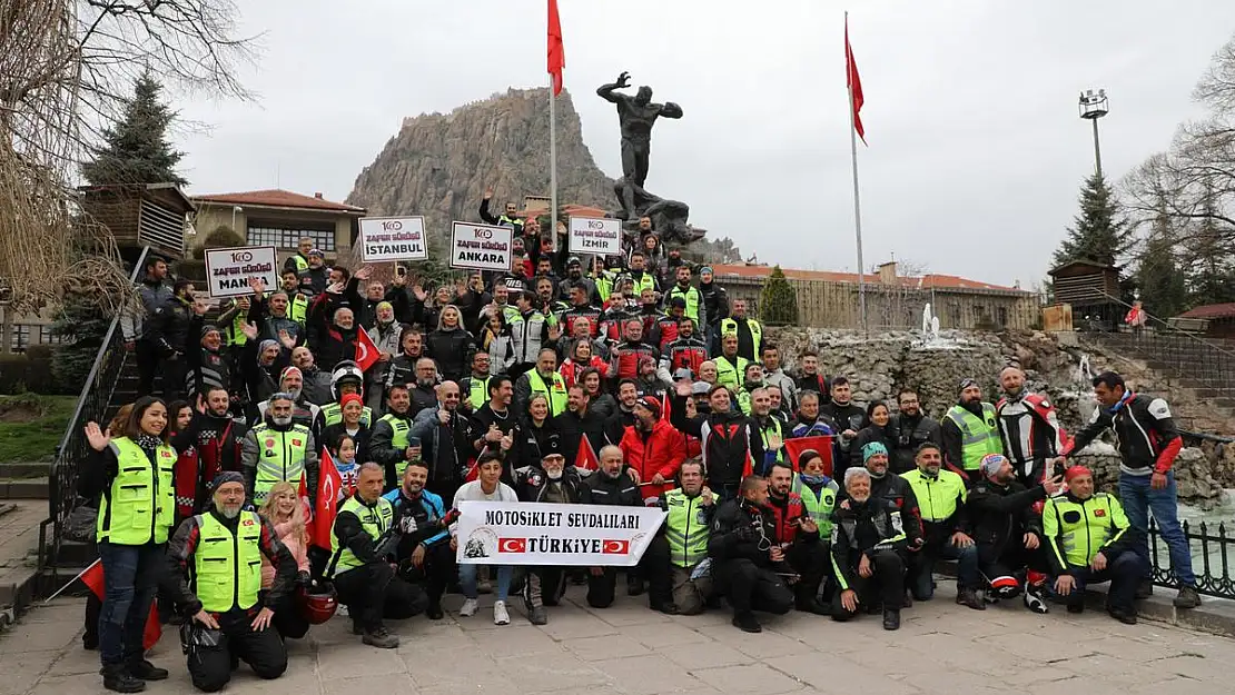 Afyonkarahisar'da Büyük Taarruzun 100. Yılına özel 'Zafer Sürüşü'