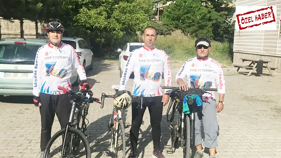 Afyon'lu Bisikletçiler Nemrut'tan Nemrut'a Pedal Çevirdi