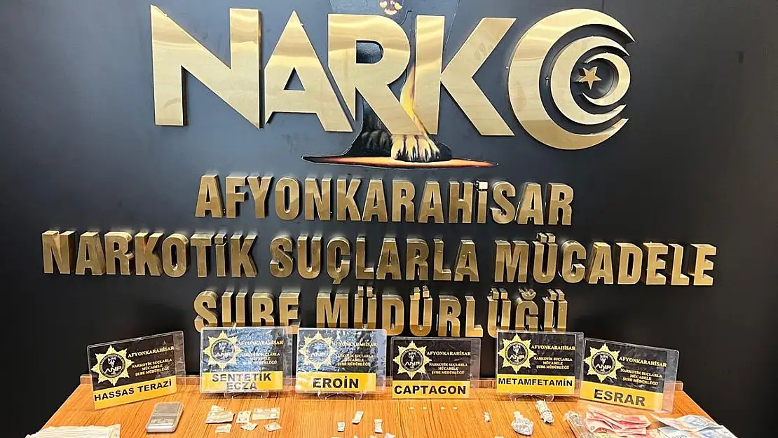 Afyon Narkotik Şube'den sokak satıcılarına büyük darbe