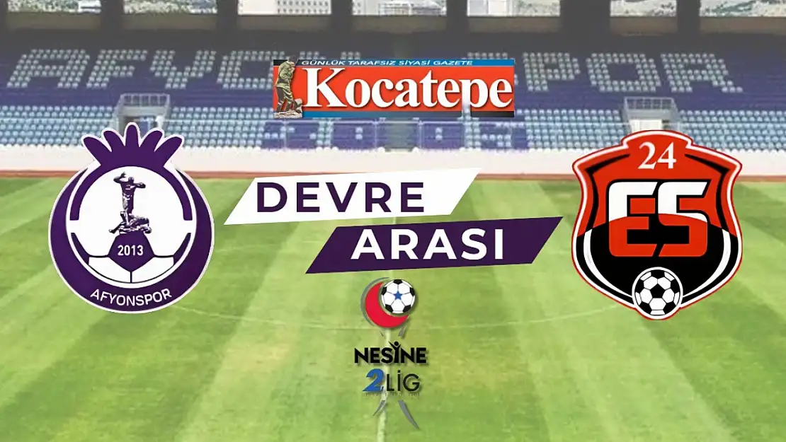 Afyonspor Maçında Devre Arası