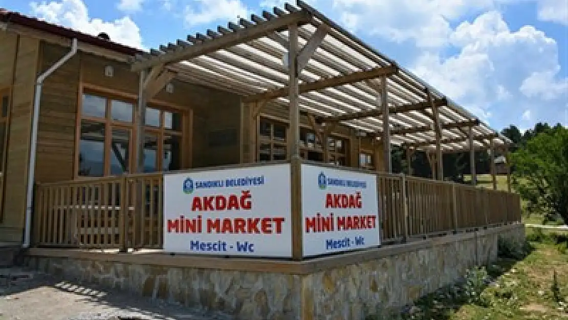 Akdağ'da mini market hizmete açıldı