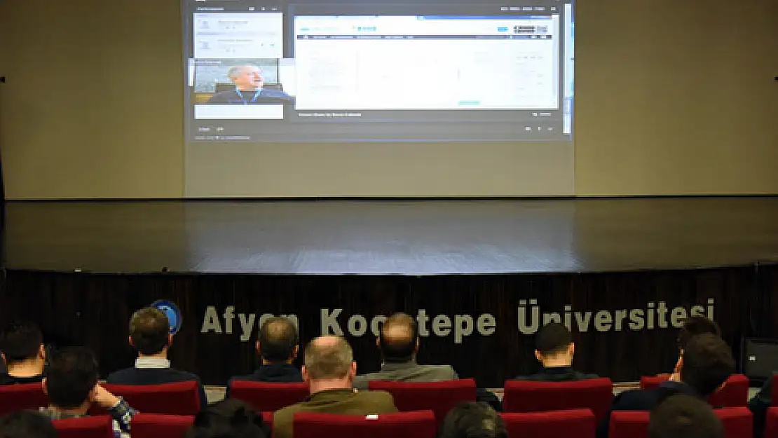 AKÜ’de online eğitim semineri düzenlendi