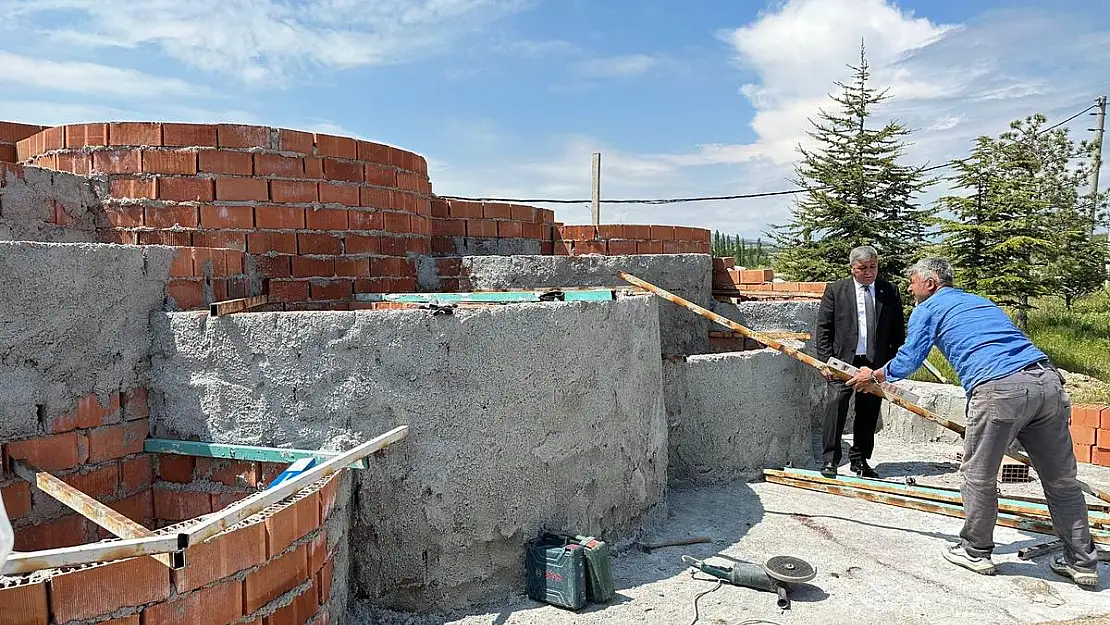 Altıntaş'ta Şelale Park yapım çalışmalarına başlandı