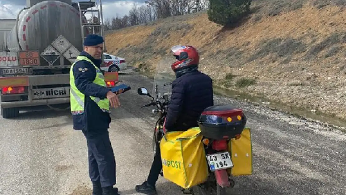 Andarma Trafik Ekipleri Denetimlerini Aralıksız Sürdürüyor