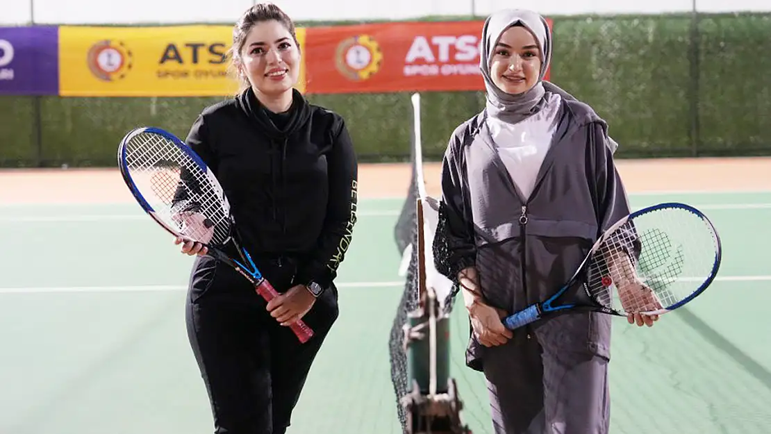 ATSO Spor Oyunları Tenis Müsabakaları Başladı