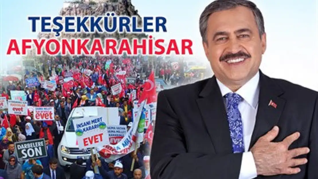 Bakan Eroğlu'ndan memleketine teşekkür – Kocatepe Gazetesi