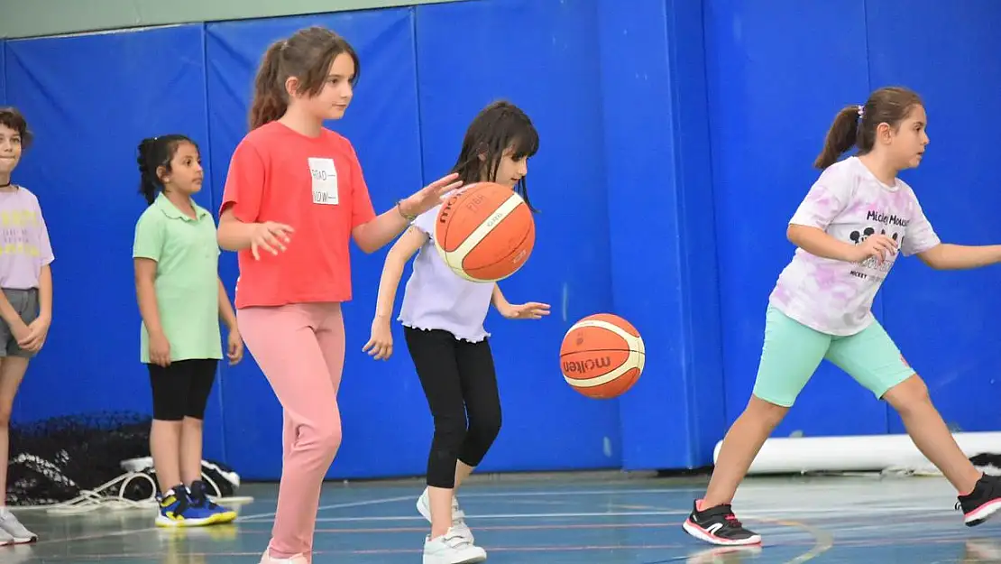 Basketbol kursu yoğun ilgi gördü