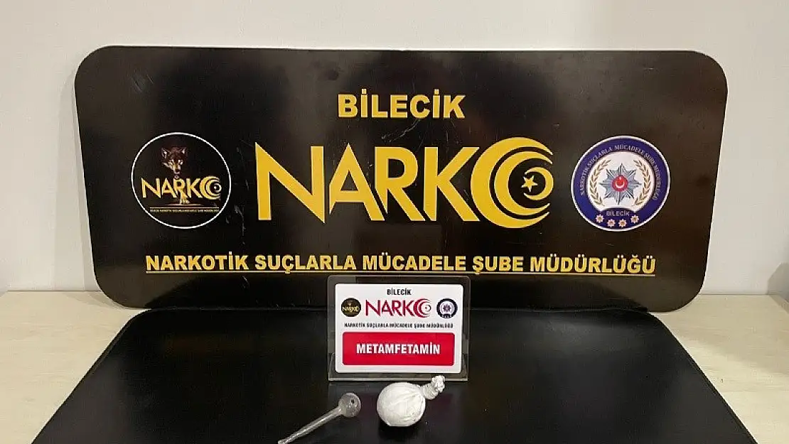 Bilecik’te 56,65 gram metamfetamin ele geçirildi