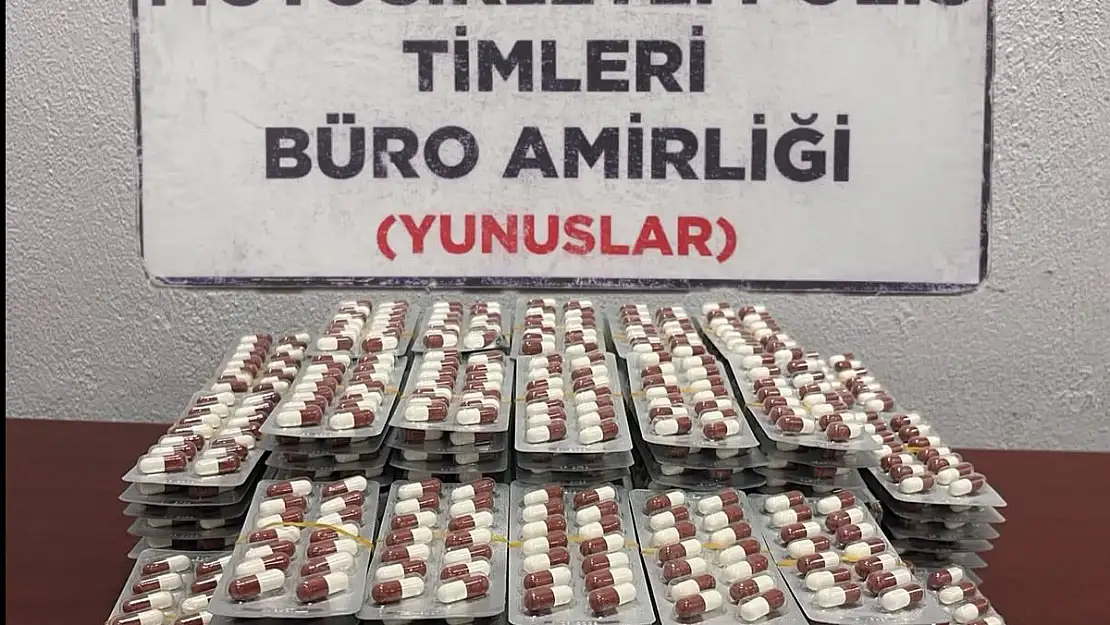 Bin 960 Adet Uyuşturucu Hap Ele Geçirildi