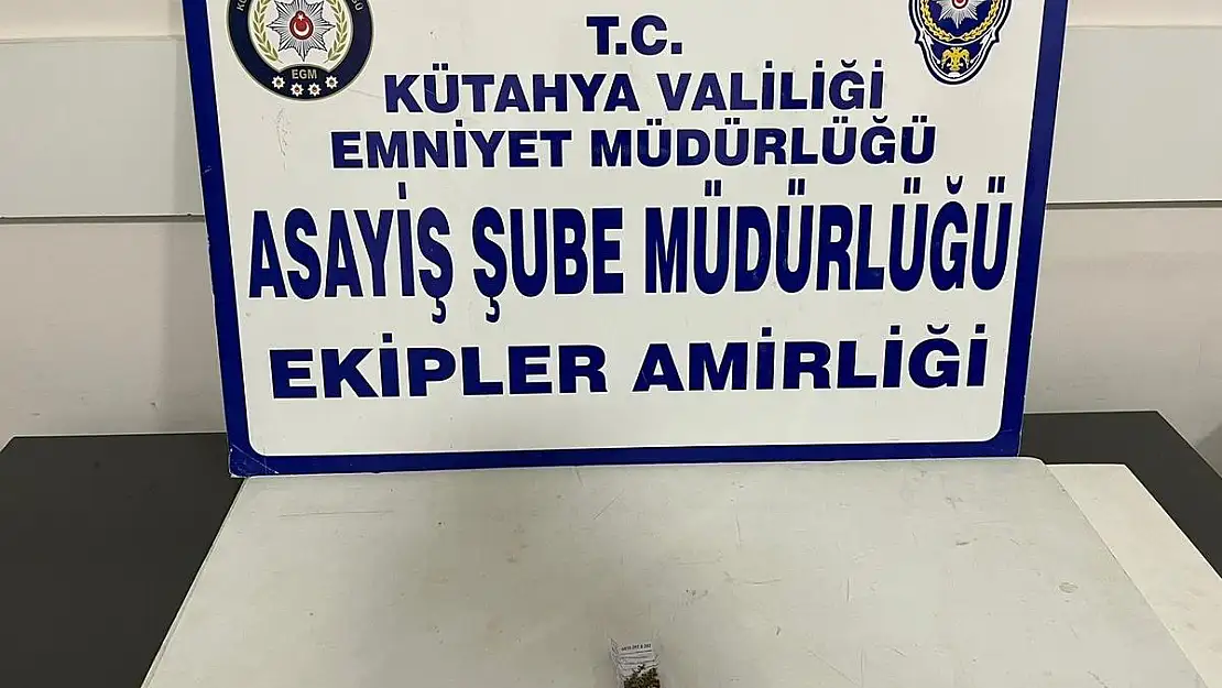 Bir şahsın üzerinde uyuşturucu ele geçirildi