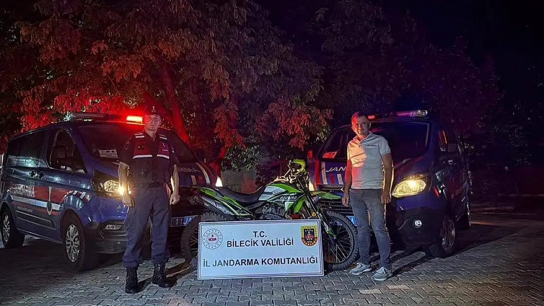 Çalınan Motosikleti Jandarma Ekipleri Buldu