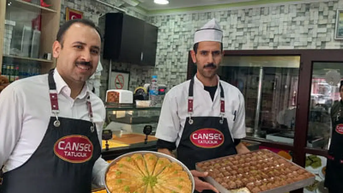 Cansel Tatlıcılık'ta Ramazan mesaisi yoğun