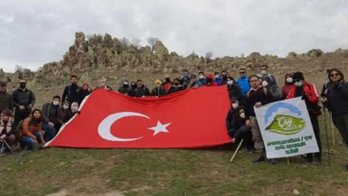 Çay Dağcılık Kulübü Kadınana’da yürüdü