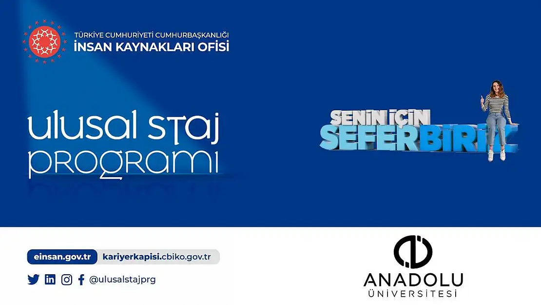 CBİKO desteğiyle Anadolu Üniversitesi pek çok öğrenciye staj imkanı sunuyor