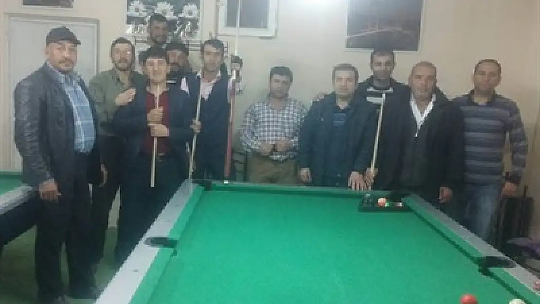 Çıkrık'ta Amerikan Bilardo turnuvası yapılacak