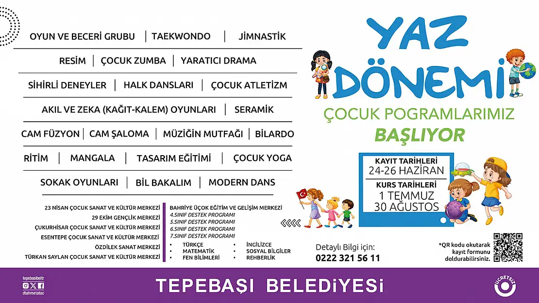 Çocuk Programları, Destek Programları Ve Oyun Grupları İçin Kayıtlar Başlıyor