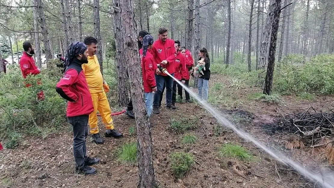 DAK gönüllülerine orman yangınlarına müdahale eğitimi verildi