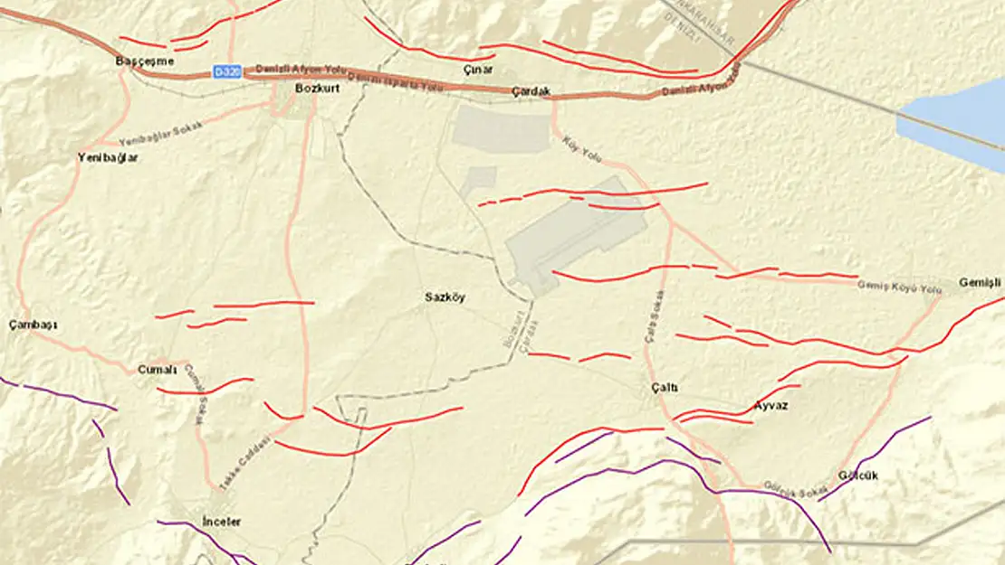 Denizli Fay Hattı Nereden Geçiyor?