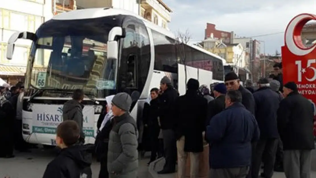 Dinar ve Sandıklı’dan 136 umreci yola çıktı