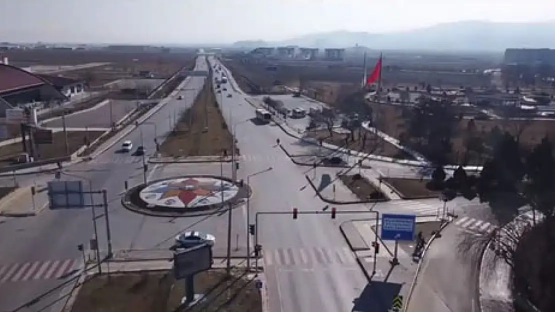 Dron destekli trafik denetimi yapıldı