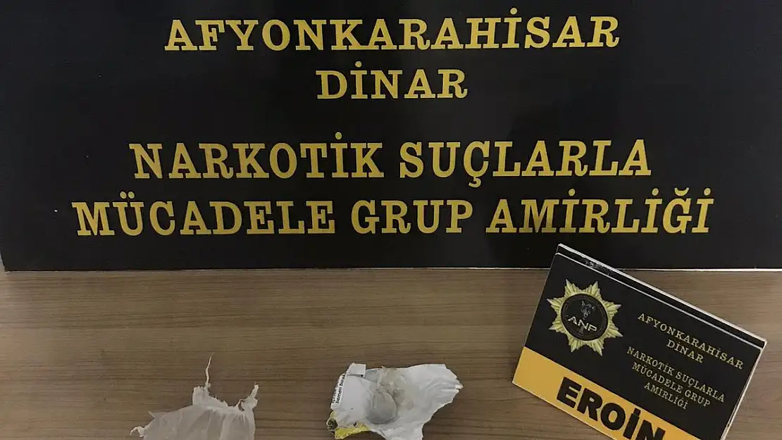 Durdurulan araçtan eroin çıktı